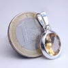 Colgante de CITRINO con asa en plata 925 n.º 1 – Cristal-en-vie.com