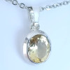 Citrine Pendant with 925 Silver Bail No.2 – Cristal-en-vie.com