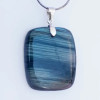 Pendentif de LABRADORITE, Pierre naturelle polie avec bélière en argent 925. n°3