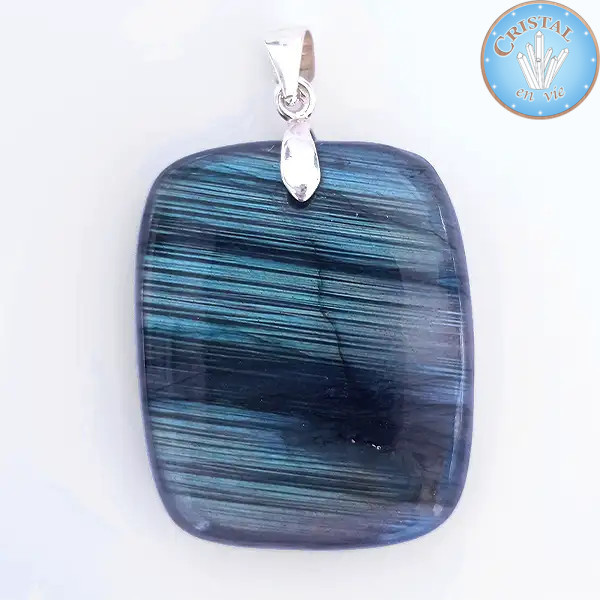 Labradorite Pendant, 925 Silver Bail n°3 – Cristal-en-vie.com
