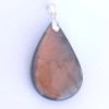Colgante de LABRADORITA, piedra natural pulida con cierre de plata 925. n°5