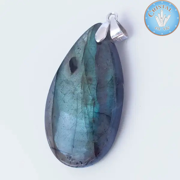 Labradorite Pendant, 925 Silver Bail n°9 – Cristal-en-vie.com