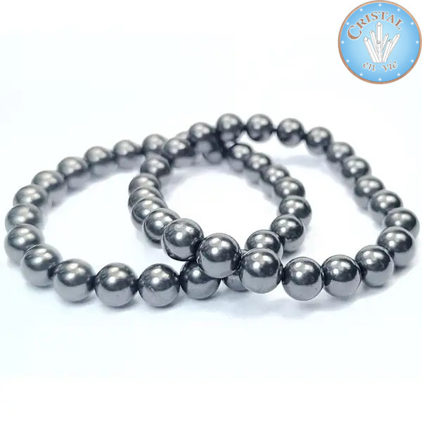 Bracciali in Shungite, pietra naturale proveniente dalla Russia, qualità A.