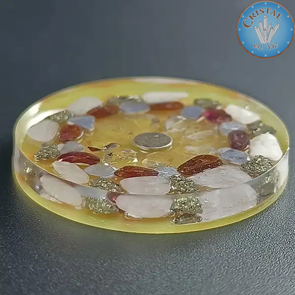 Tesseract- en Mineralenschijf – Geobiologieschijf