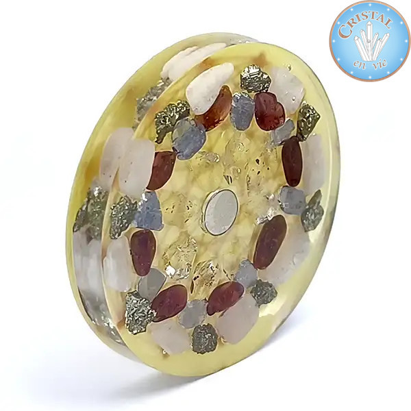 Tesseract- en Mineralenschijf – Geobiologieschijf