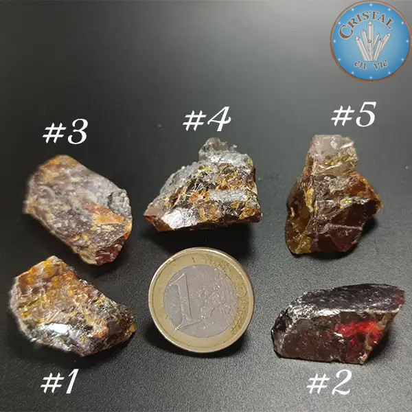 Esfalerita Blenda, Piedra bruta de color miel anaranjado – Cristal-en-vie.com
