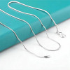 Chaîne serpent en Argent sterling 925 – Cristal-en-vie.com
