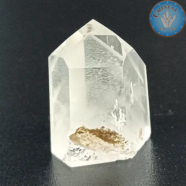 Pointe de Quartz Fantôme. Pierre naturelle incolore et pièce unique du Brésil. n°2