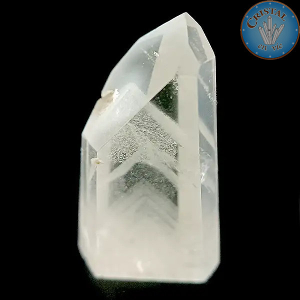 Pointe de Quartz Fantôme. Pierre naturelle incolore et pièce unique du Brésil. n°3