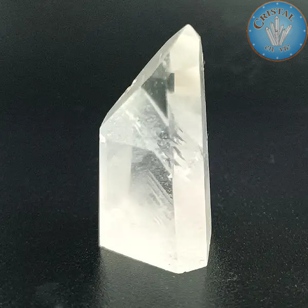 Pointe de Quartz Fantôme. Pierre naturelle incolore et pièce unique du Brésil. n°3