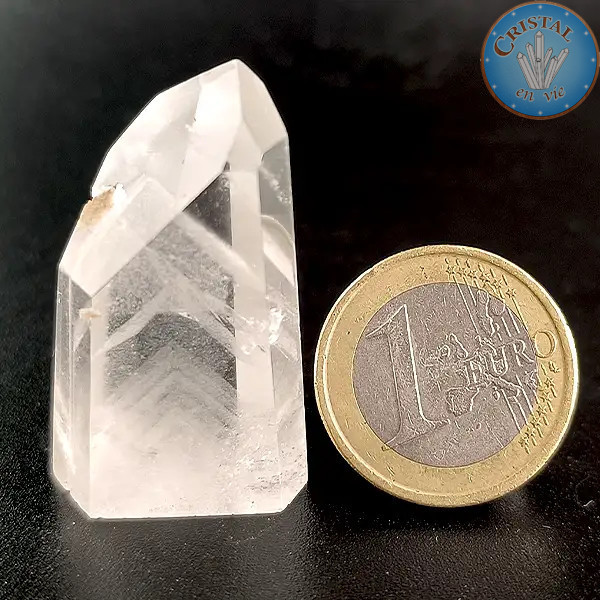 Phantomquarz-Spitze, polierter Stein Nr. 3 – Cristal-en-vie.com