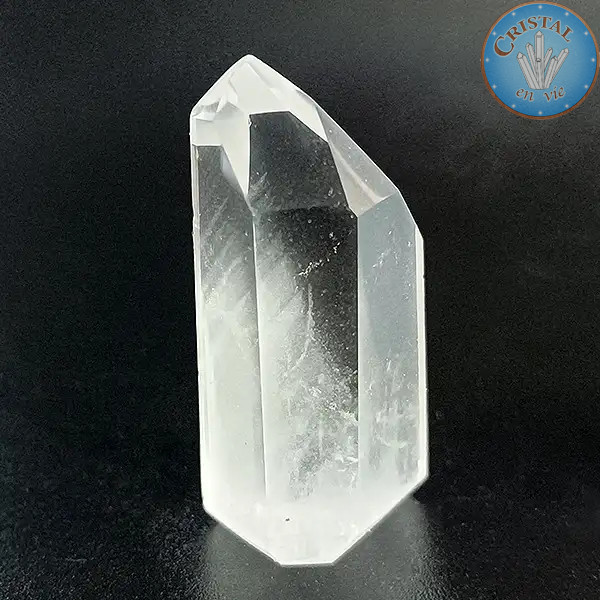 Ponta de Quartzo Fantasma, pedra polida nº 6 – Cristal-en-vie.com