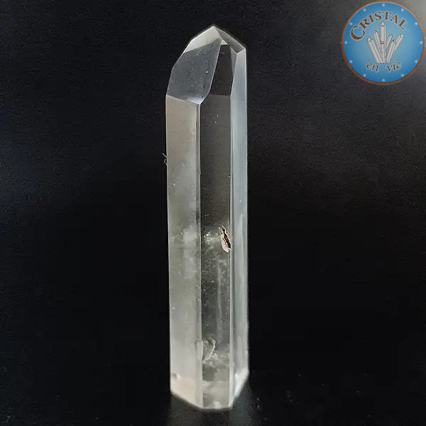 Pointe de Quartz Fantôme. Pierre naturelle incolore et pièce unique du Brésil. n°8