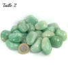 Aventurine, pierres naturelles. Pierre roulée de couleur verte. Taille 2