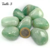 Aventurina, piedras naturales. Piedra rodada de color verde. Tamaño 3