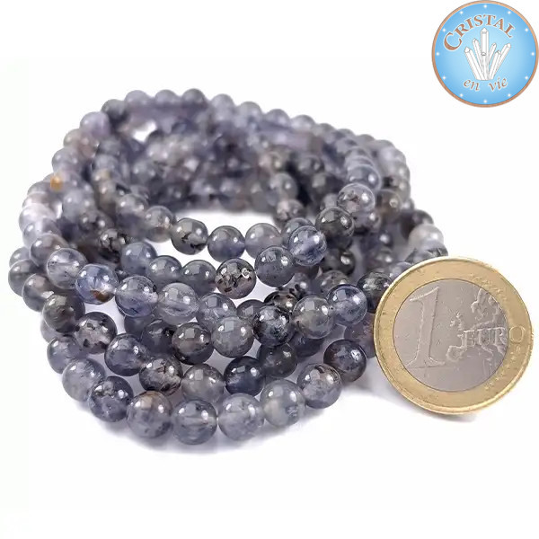 Iolite Cordierite Bracelet, natural stone – Cristal-en-vie.com
