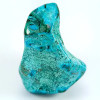 Crisocola-Malaquita, Pedra natural polida nas cores azul, verde e turquesa. Pedra nº 3