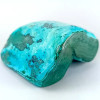 Crisocolla-Malachite, Pietra naturale levigata nei colori blu, verde e turchese. Pietra n° 4