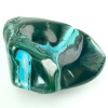 Chrysocolle-Malachite, Pierre naturelle polie de couleur bleu, vert et turquoise. Pierre n°5