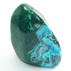 Chrysocolle-Malachite, Pierre naturelle polie de couleur bleu, vert et turquoise. Pierre n°5