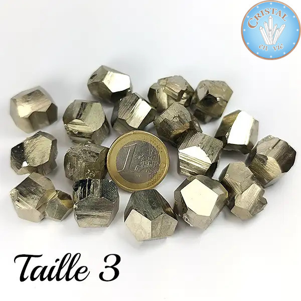Boutique : CUBE de PYRITE - Pierres naturelles dorées d'Espagne