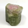 Cristal bruto natural de Turmalina Sandía - Piedra de Turmalina Sandía rosa y verde. Nº 5