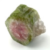 Cristal bruto natural de Turmalina Sandía - Piedra de Turmalina Sandía rosa y verde. Nº 6