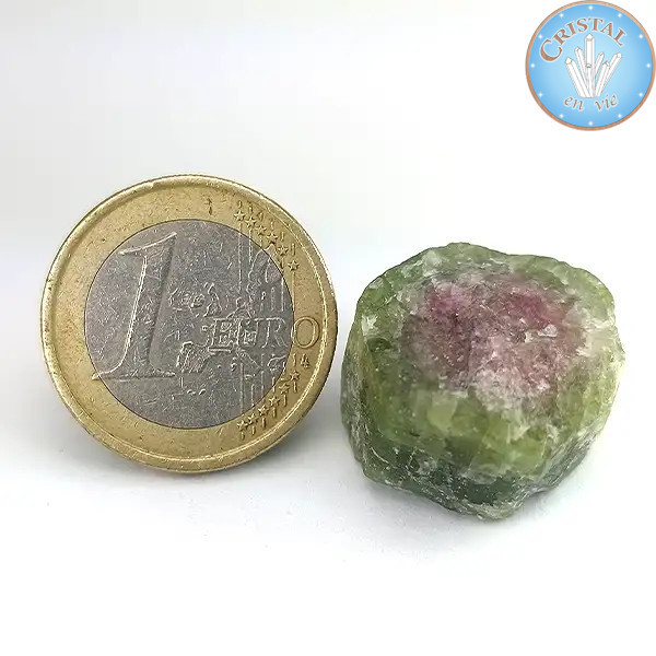 Tourmaline Water-Melon, Pièce Unique, Pierre roulée à  70,00 € sur notre boutique  CRISTAL EN VIE