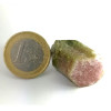 Cristallo grezzo naturale di Tormalina Anguria - Pietra di Tormalina Anguria rosa e verde. N. 10