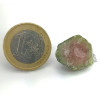 Cristal bruto natural de Turmalina Sandía - Piedra de Turmalina Sandía rosa y verde. Nº 14