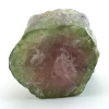 Cristal bruto natural de Turmalina Sandía - Piedra de Turmalina Sandía rosa y verde. Nº 14