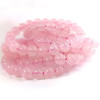 Bracelet en Quartz rose, Pierres naturelles, perles polies de 8mm