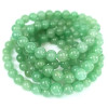 Bracelet en Aventurine verte, perles polies de 8 mm en pierre naturelle de couleur vert clair