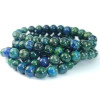 Malachite and Azurite Bead Bracelet - Cristal-en-vie.com