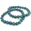 Malachite and Azurite Bead Bracelet - Cristal-en-vie.com