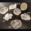 Cristal âme lamellaire, Faden Quartz, Pierre brute naturelle de Skardu, au Pakistan. 16.8